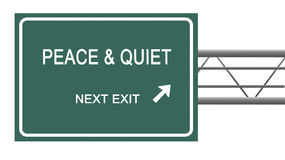 peace-quiet-road-sign-to-83363401